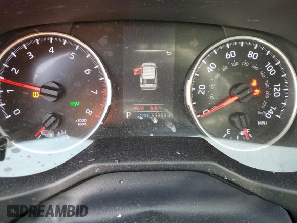 2019 Toyota RAV4 XLE Premium with VIN 2T3A1RFV2KW081106, listed as a Copart auction lot 45363525 with 93,803 mi miles and Salvage Title. Bid and sale history available at carsss.com. Image 9.