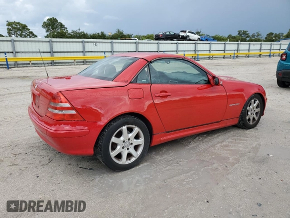 2001 Mercedes-Benz SLK 230 Kompressor с VIN WDBKK49F31F222806, выставлен на аукционе Copart как лот 58704015 с пробегом 128 695 миль миль и Списание • Salvage title. История ставок и продаж доступна на DreamBid. Изображение 3.