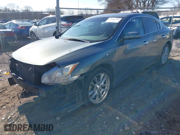 2010 Nissan Maxima 3.5 SV with VIN 1N4AA5AP8AC874810, listed as a IAAI auction lot 41333459 with 167,883 mi miles. Bid and sale history available at carsss.com. Image 2.