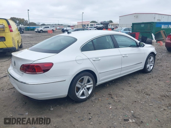 2016 Volkswagen CC Sport with VIN WVWBN7AN4GE512547, listed as a IAAI auction lot 40802001 with 94,513 mi miles. Bid and sale history available at carsss.com. Image 4.