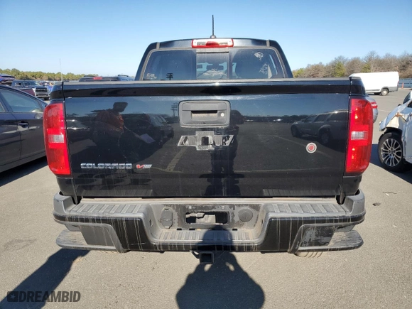 2017 Chevrolet Colorado 2WD Z71 with VIN 1GCGSDEN0H1328741, listed as a Copart auction lot 81466174 with 0 mi miles and Salvage Title. Bid and sale history available at carsss.com. Image 6.