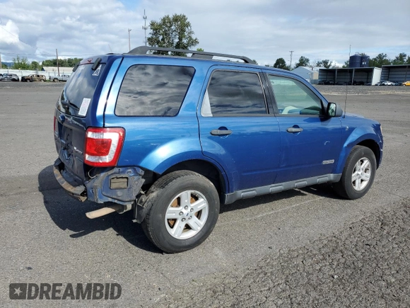 2008 Ford Escape Hybrid with VIN 1FMCU59H78KE46326, listed as a Copart auction lot 69976924 with 215,094 mi miles and Salvage title. Bid and sale history available at DreamBid. Image 3.