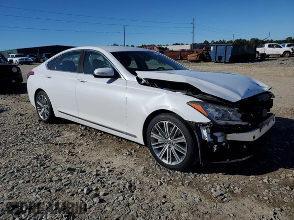 2019 Genesis G80 3.8L with VIN KMHGN4JE8KU295955, listed as a Copart auction lot 80874734 with 48,309 mi miles and Salvage title. Bid and sale history available at DreamBid. Image 4.