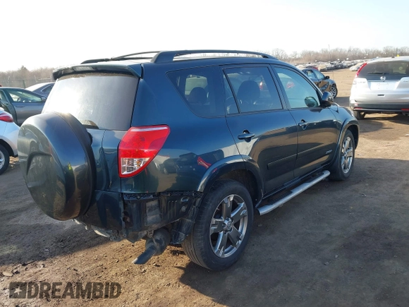 2008 Toyota RAV4 Sport with VIN JTMBK32V486030382, listed as a IAAI auction lot 41779666 with 181,463 mi miles. Bid and sale history available at carsss.com. Image 4.