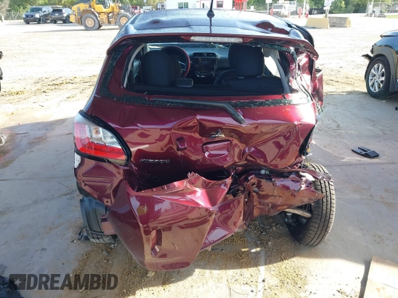 2024 Mitsubishi Mirage ES with VIN ML32AUHJ2RH037790, listed as a IAAI auction lot 42376713 with 3,542 mi miles and . Bid and sale history available at DreamBid. Image 16.