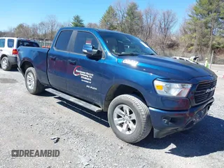 2020 Ram 1500 Big Horn with VIN 1C6SRFBTXLN415091, listed as a IAAI auction lot 41822735 with 108,807 mi miles. Bid and sale history available at carsss.com. Image 1.