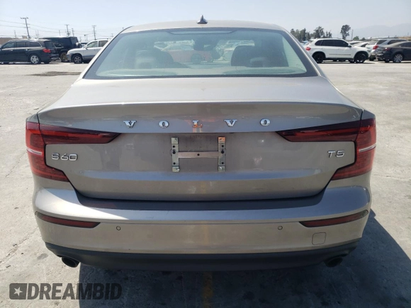 2019 Volvo S60 Momentum with VIN 7JR102FK0KG003906, listed as a Copart auction lot 59593124 with 65,761 mi miles and Salvage Title. Bid and sale history available at carsss.com. Image 6.