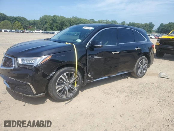2020 Acura MDX Technology with VIN 5J8YD3H52LL002085, listed as a Copart auction lot 65611955 with 27,730 mi miles and Salvage title. Bid and sale history available at DreamBid. Image 1.
