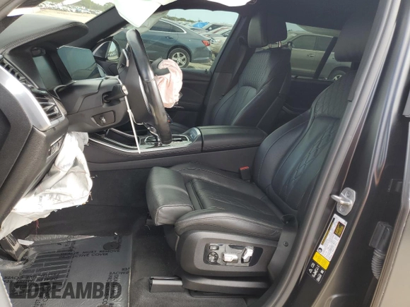 2021 BMW X5 M50i with VIN 5UXJU4C05M9G90231, listed as a Copart auction lot 87257854 with 54,704 mi miles and Non Repairable. Bid and sale history available at carsss.com. Image 7.