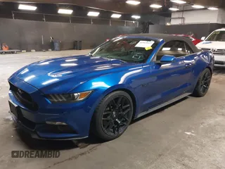 2017 Ford Mustang GT Premium with VIN 1FATP8FF7H5210215, listed as a IAAI auction lot 41911117 with 78,837 mi miles. Bid and sale history available at carsss.com. Image 18.