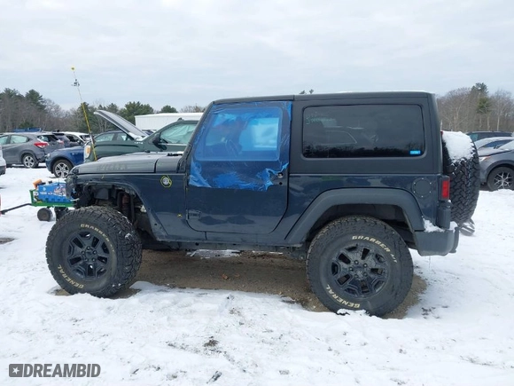 2018 Jeep Wrangler JK Sport with VIN 1C4AJWAG2JL830236, listed as a IAAI auction lot 41229139 with 81,315 mi miles. Bid and sale history available at carsss.com. Image 15.