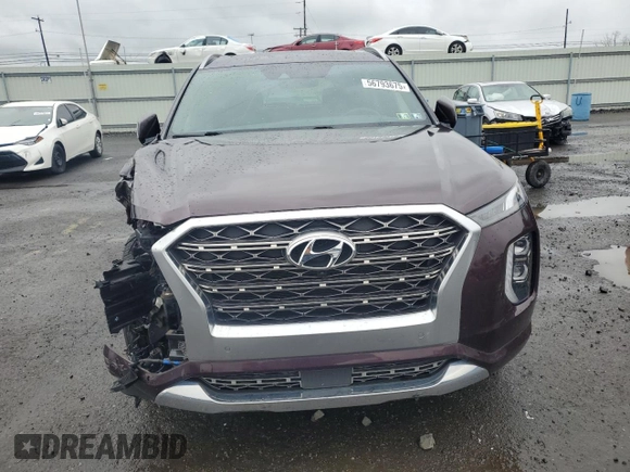 2020 Hyundai Palisade Limited z VIN KM8R5DHE5LU046500, wystawiony jako Copart lot #56793675 z przebiegiem 21 731 mil mil oraz Szkoda całkowita • Salvage title. Historia ofert i sprzedaży dostępna na DreamBid. Obrazek 5.