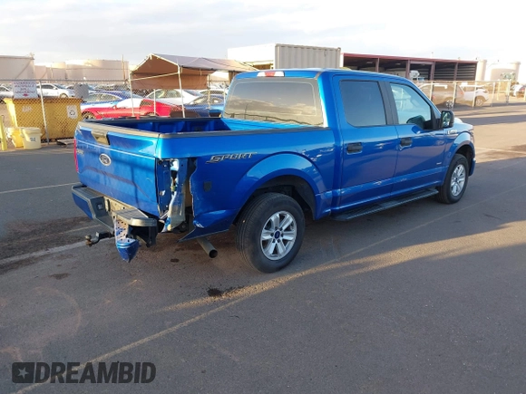 2016 Ford F-150 XL with VIN 1FTEW1CP7GFB02177, listed as a IAAI auction lot 41688979 with 59,428 mi miles and . Bid and sale history available at carsss.com. Image 4.