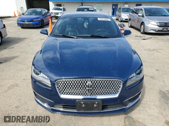 2018 Lincoln MKZ Reserve with VIN 3LN6L5F90JR625449, listed as a Copart auction lot 54315085 with 58,433 mi miles and Clean title. Bid and sale history available at DreamBid. Image 5.