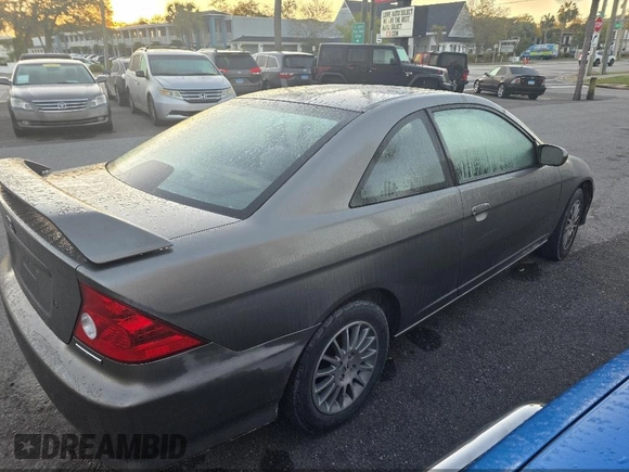 2005 Honda Civic EX with VIN 1HGEM22995L026024, listed as a IAAI auction lot 42020943 with 183,458 mi miles and . Bid and sale history available at DreamBid. Image 4.