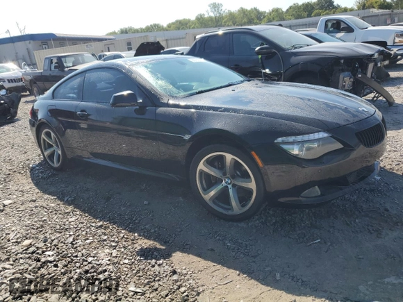 2010 BMW 6 Series 650i with VIN WBAEA5C53ACV93647, listed as a Copart auction lot 66761884 with 114,711 mi miles and Salvage Title. Bid and sale history available at carsss.com. Image 4.