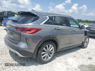 2021 Infiniti QX50 Essential с VIN 3PCAJ5CA8MF122003, выставлен на аукционе Copart как лот 63763465 с пробегом 56 039 миль миль и Списание • Salvage title. История ставок и продаж доступна на DreamBid. Изображение 3.