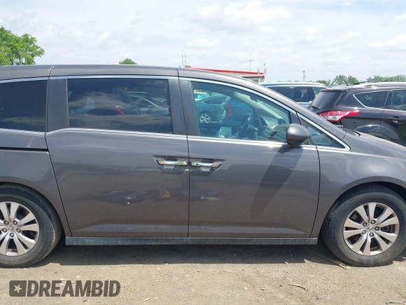 2014 Honda Odyssey EX-L z VIN 5FNRL5H64EB089875, wystawiony jako IAAI lot #42279431 z przebiegiem 107 716 mil mil oraz . Historia ofert i sprzedaży dostępna na DreamBid. Obrazek 14.