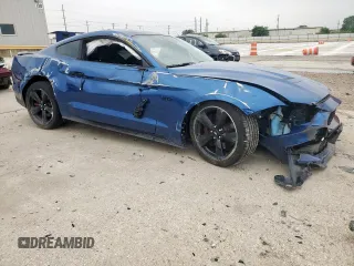 2023 Ford Mustang GT with VIN 1FA6P8CF9P5301583, listed as a Copart auction lot 57596535 with 19,916 mi miles and Salvage title. Bid and sale history available at DreamBid. Image 4.