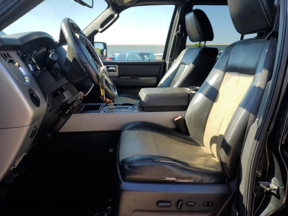 2010 Ford Expedition EL Eddie Bauer with VIN 1FMJK1J52AEA14755, listed as a Copart auction lot 65966154 with 124,533 mi miles and Clean Title. Bid and sale history available at carsss.com. Image 7.