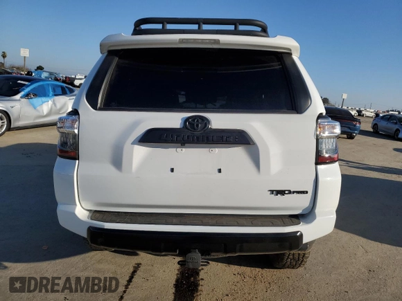 2022 Toyota 4Runner TRD Pro with VIN JTELU5JR4N6086246, listed as a Copart auction lot 88800075 with 7,522 mi miles and Salvage title. Bid and sale history available at DreamBid. Image 6.
