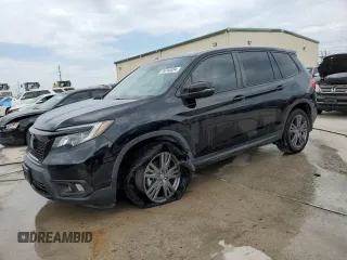 2021 Honda Passport EX-L with VIN 5FNYF7H54MB000021, listed as a Copart auction lot 75745334 with 50,941 mi miles and Clean Title. Bid and sale history available at carsss.com. Image 1.