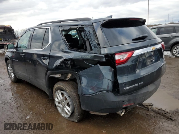 2020 Chevrolet Traverse LT Leather with VIN 1GNEVHKW5LJ322811, listed as a Copart auction lot 72267302 with 33,658 mi miles. Bid and sale history available at carsss.com. Image 2.