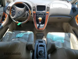 2003 Lexus RX 300 with VIN JTJHF10U030316395, listed as a Copart auction lot 63032834 with 0 mi miles and Clean Title. Bid and sale history available at carsss.com. Image 8.