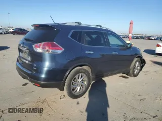 2014 Nissan Rogue SL with VIN 5N1AT2MT1EC815837, listed as a Copart auction lot 88888635 with 93,069 mi miles and Salvage Title. Bid and sale history available at carsss.com. Image 3.
