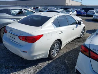 2017 Infiniti Q50 3.0t Premium with VIN JN1EV7APXHM742506, listed as a IAAI auction lot 41442763 with 73,348 mi miles. Bid and sale history available at carsss.com. Image 4.
