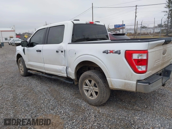 2023 Ford F-150 XL with VIN 1FTEW1EP7PFB06470, listed as a IAAI auction lot 41530858 with 17,715 mi miles. Bid and sale history available at carsss.com. Image 3.