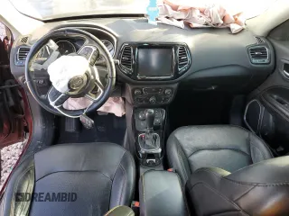 2021 Jeep Compass Limited with VIN 3C4NJDCB9MT586357, listed as a Copart auction lot 62912455 with 60,386 mi miles and Salvage title. Bid and sale history available at DreamBid. Image 8.