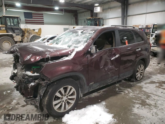 2011 Kia Sorento LX with VIN 5XYKTDA21BG068795, listed as a Copart auction lot 45961375 with 0 mi miles and Clean Title. Bid and sale history available at carsss.com. Image 1.