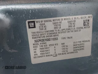 2013 Chevrolet Silverado 1500 LT with VIN 3GCPKSE76DG110353, listed as a IAAI auction lot 41947245 with 173,690 mi miles and . Bid and sale history available at DreamBid. Image 9.
