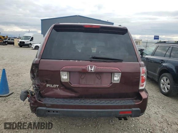 2007 Honda Pilot EX-L z VIN 2HKYF18517H507333, wystawiony jako Copart lot #55646695 z przebiegiem 298 414 mil mil oraz Szkoda całkowita • Salvage title. Historia ofert i sprzedaży dostępna na DreamBid. Obrazek 6.
