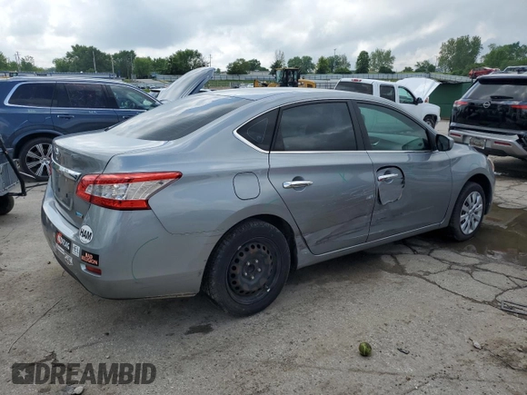 2014 Nissan Sentra SV z VIN 3N1AB7APXEY297622, wystawiony jako Copart lot #56340075 z przebiegiem 116 788 mil mil oraz Szkoda całkowita • Salvage title. Historia ofert i sprzedaży dostępna na DreamBid. Obrazek 3.
