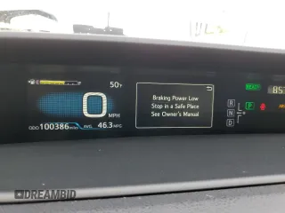2016 Toyota Prius Four with VIN JTDKARFUXG3527248, listed as a Copart auction lot 48597015 with 100,386 mi miles and Salvage Title. Bid and sale history available at carsss.com. Image 9.