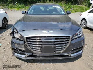 2019 Genesis G80 3.8L with VIN KMTFN4JE7KU310110, listed as a Copart auction lot 59879974 with 61,645 mi miles and Salvage Title. Bid and sale history available at carsss.com. Image 5.