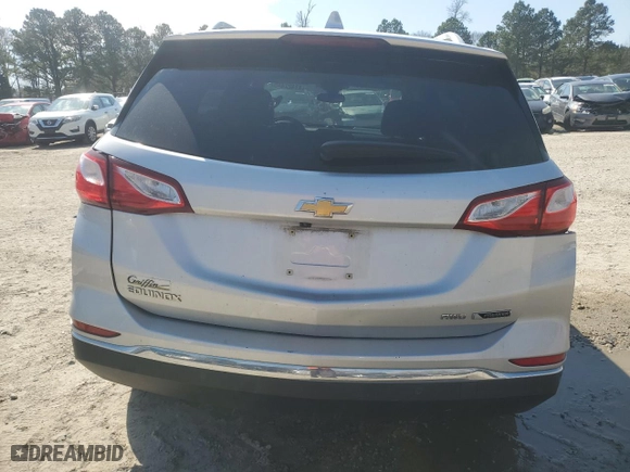 2018 Chevrolet Equinox Premier with VIN 3GNAXVEV6JS587422, listed as a Copart auction lot 47422445 with 147,640 mi miles and Salvage Title. Bid and sale history available at carsss.com. Image 6.