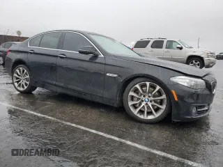 2016 BMW 5 Series 535i with VIN WBA5B1C57GG553787, listed as a Copart auction lot 48197155 with 72,781 mi miles and Salvage Title. Bid and sale history available at DreamBid. Image 4.