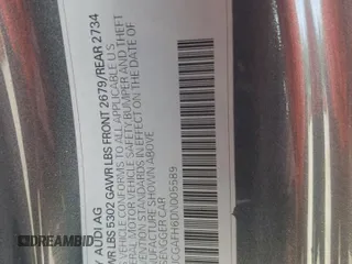 2013 Audi S5 Premium Plus z VIN WAUCGAFH6DN005589, wystawiony jako Copart lot #54307705 z przebiegiem 68 305 mil mil oraz Szkody całkowita. Historia ofert i sprzedaży dostępna na DreamBid. Obrazek 13.