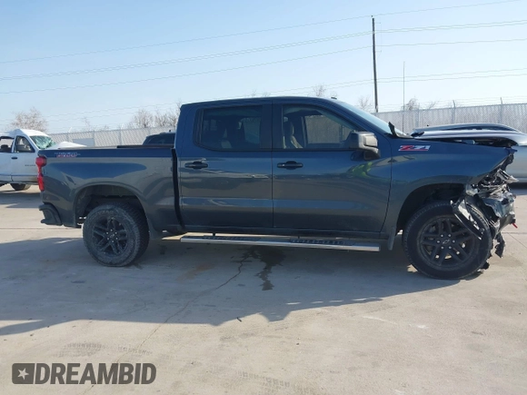 2021 Chevrolet Silverado 1500 LT Trail Boss with VIN 1GCPYFED3MZ132225, listed as a IAAI auction lot 41743419 with 125,088 mi miles and . Bid and sale history available at DreamBid. Image 13.