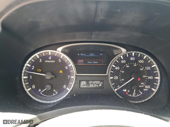 2014 Infiniti QX60 with VIN 5N1AL0MN4EC505851, listed as a Copart auction lot 52677455 with 104,200 mi miles and Salvage Title. Bid and sale history available at carsss.com. Image 9.