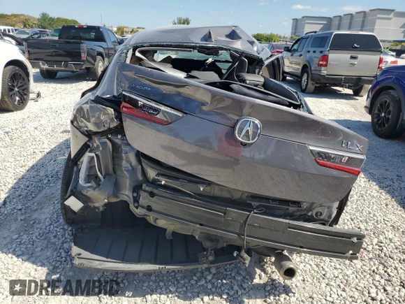 2021 Acura ILX w/Premium Package with VIN 19UDE2F76MA003618, listed as a Copart auction lot 52696985 with 0 mi miles and Non Repairable. Bid and sale history available at carsss.com. Image 6.