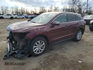 2016 Acura RDX with VIN 5J8TB4H34GL007458, listed as a Copart auction lot 47103335 with 97,484 mi miles and Salvage Title. Bid and sale history available at carsss.com. Image 1.