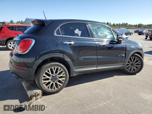 2017 FIAT 500X Lounge z VIN ZFBCFYDB8HP613138, wystawiony jako Copart lot #54349705 z przebiegiem Nie podano mil oraz Szkoda całkowita • Salvage title. Historia ofert i sprzedaży dostępna na DreamBid. Obrazek 3.