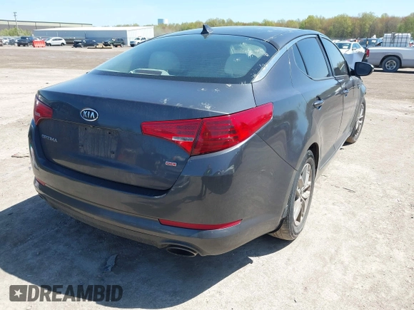 2011 Kia Optima LX with VIN KNAGM4A71B5061995, listed as a IAAI auction lot 42129683 with 207,110 mi miles and . Bid and sale history available at carsss.com. Image 4.