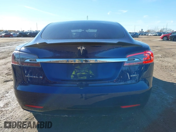 2017 Tesla Model S 100D with VIN 5YJSA1E20HF229362, listed as a IAAI auction lot 41698083 with 75,737 mi miles. Bid and sale history available at carsss.com. Image 16.