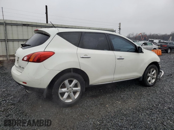 2009 Nissan Murano SL with VIN JN8AZ18WX9W131556, listed as a Copart auction lot 50274765 with 193,858 mi miles and Salvage Title. Bid and sale history available at carsss.com. Image 3.