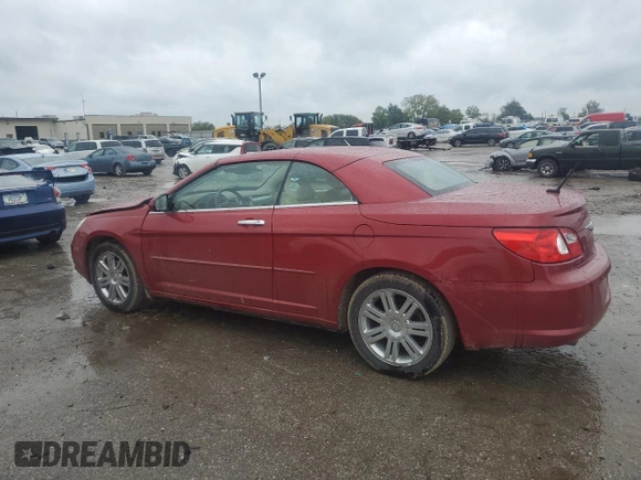 2008 Chrysler Sebring Limited with VIN 1C3LC65M28N267517, listed as a Copart auction lot 73114414 with 115,187 mi miles and Clean Title. Bid and sale history available at carsss.com. Image 2.